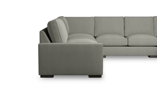 Edgewater Delray Pewter Large Right Chaise Sectional (1)