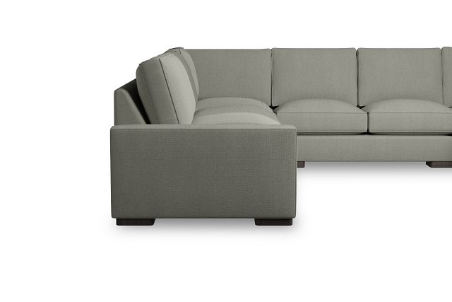 Edgewater Delray Pewter Large Right Chaise Sectional