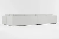 Destin Delray Pewter Fabric 8-piece Pit Sectional