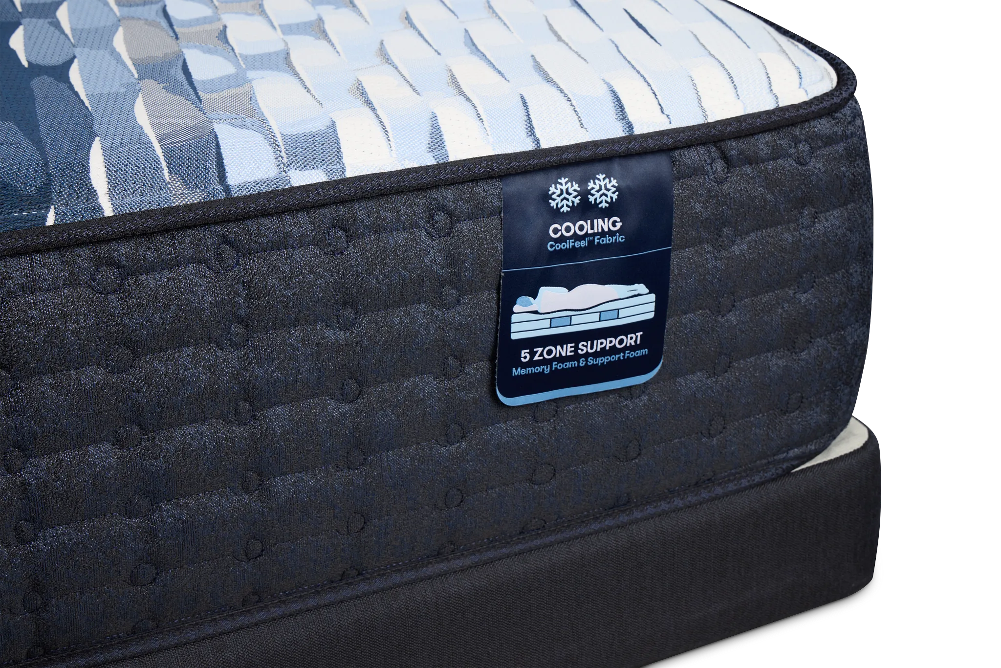 Serta Icomfort Aveda Plush Low-profile Mattress Set