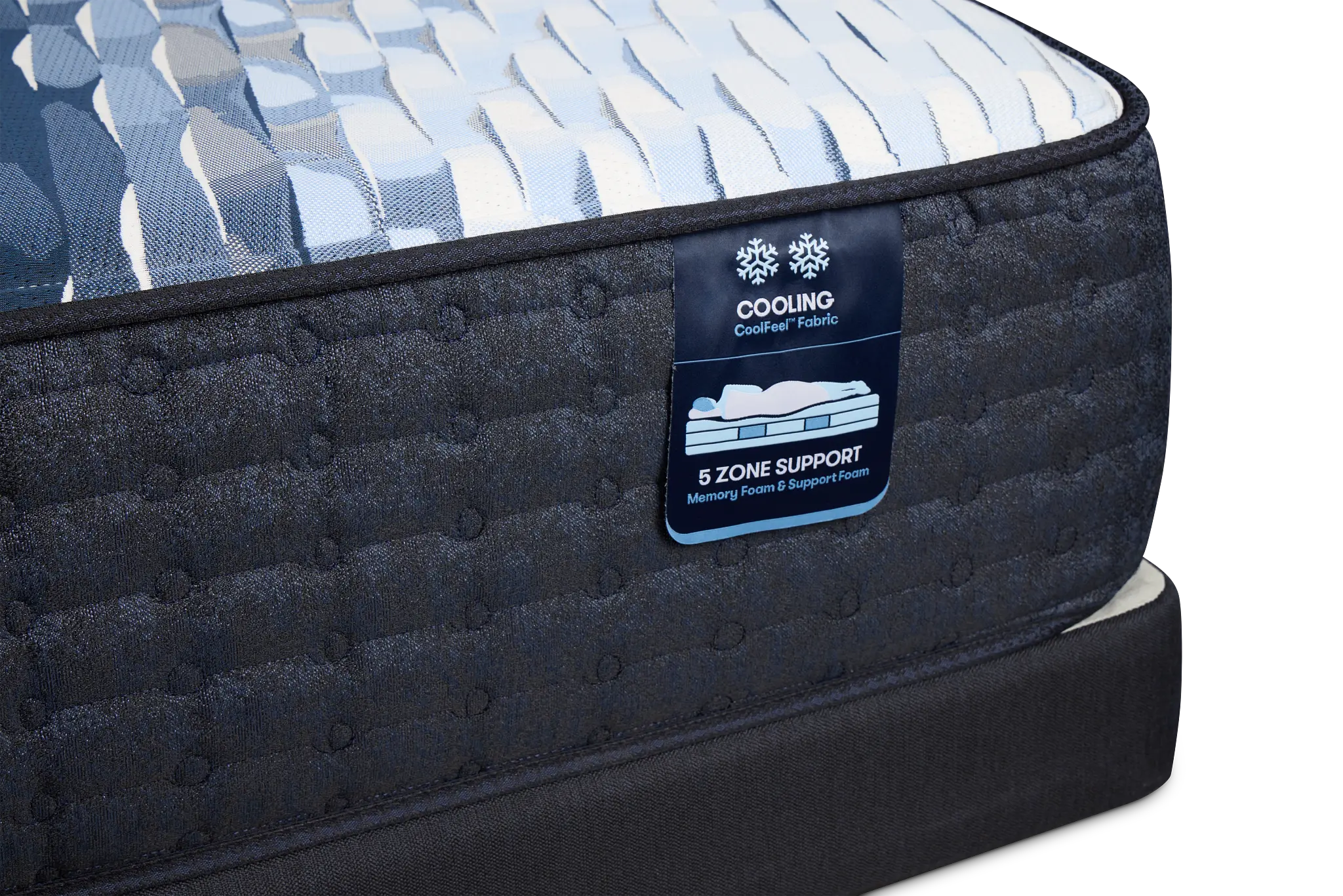 Serta Icomfort Aveda Plush Low-profile Mattress Set Serta Icomfort Aveda Plush Low-profile Mattress Set