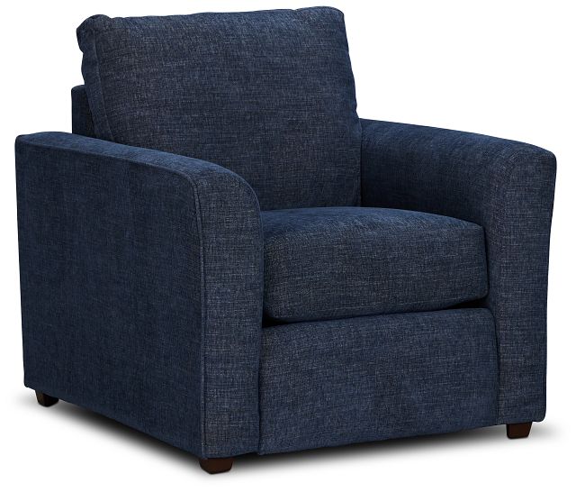 Davis Dark Blue Micro Chair