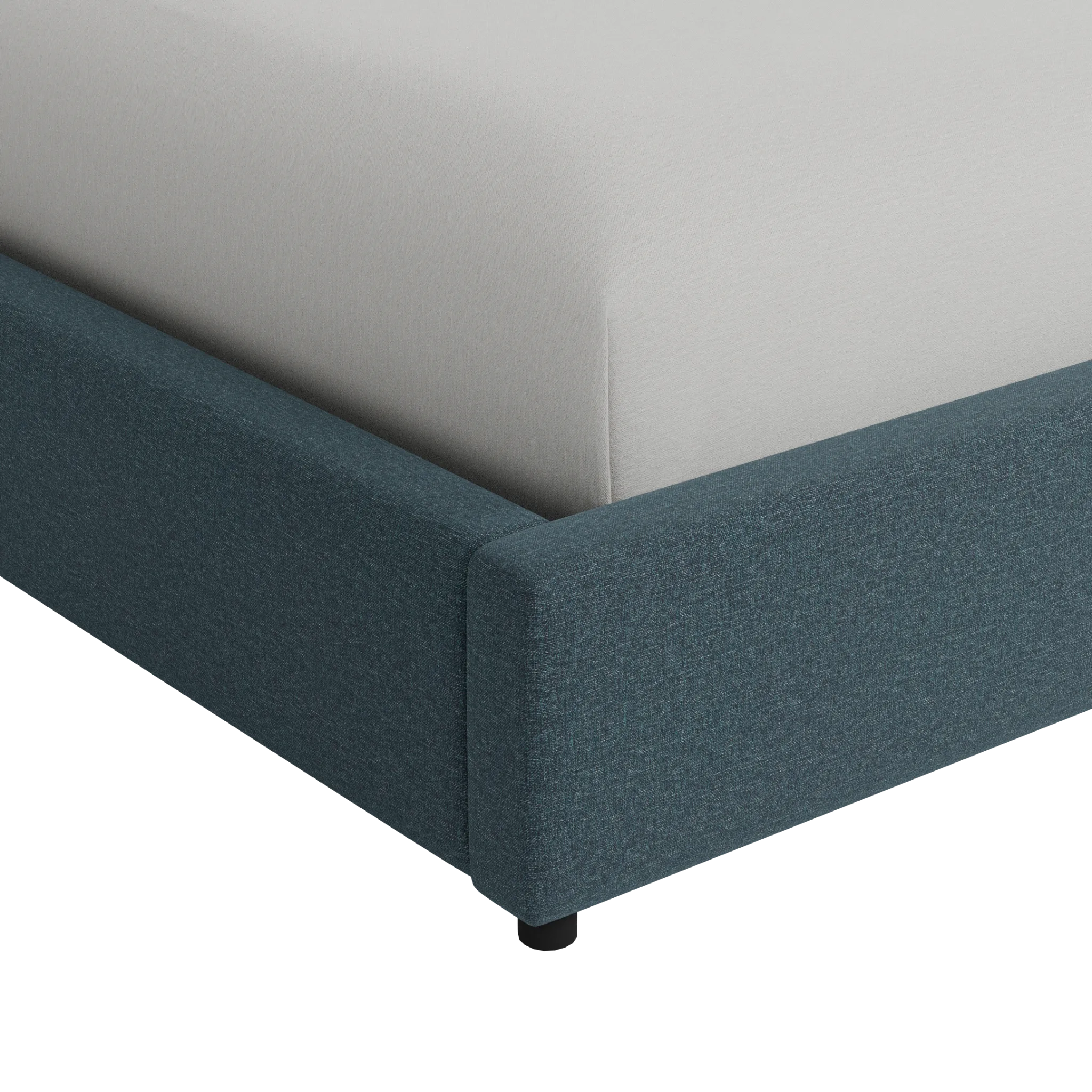 Captiva Elevation Dark Blue 48" Upholstered Shelter Bed