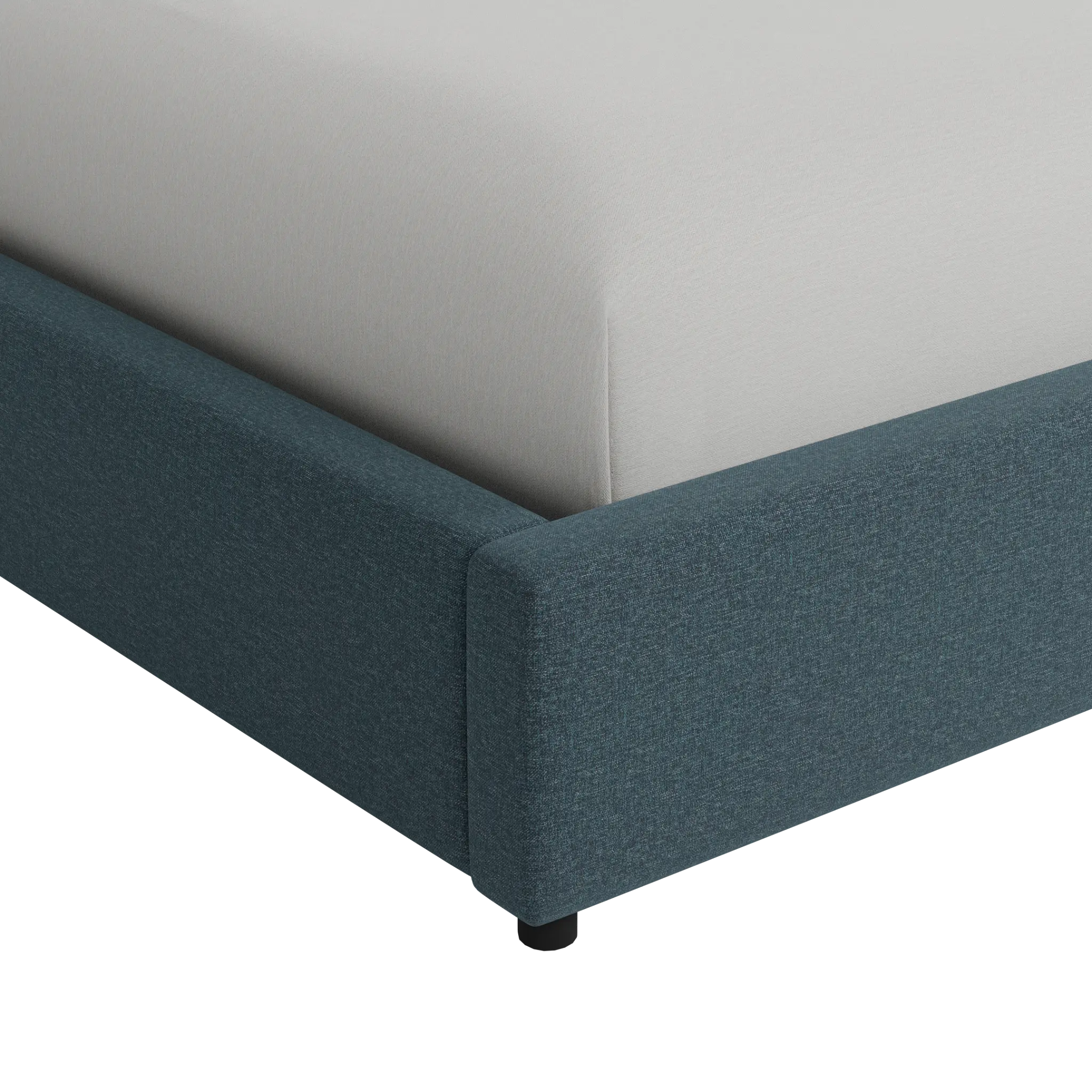 Captiva Elevation Dark Blue 48" Upholstered Shelter Bed Captiva Elevation Dark Blue 48" Upholstered Shelter Bed
