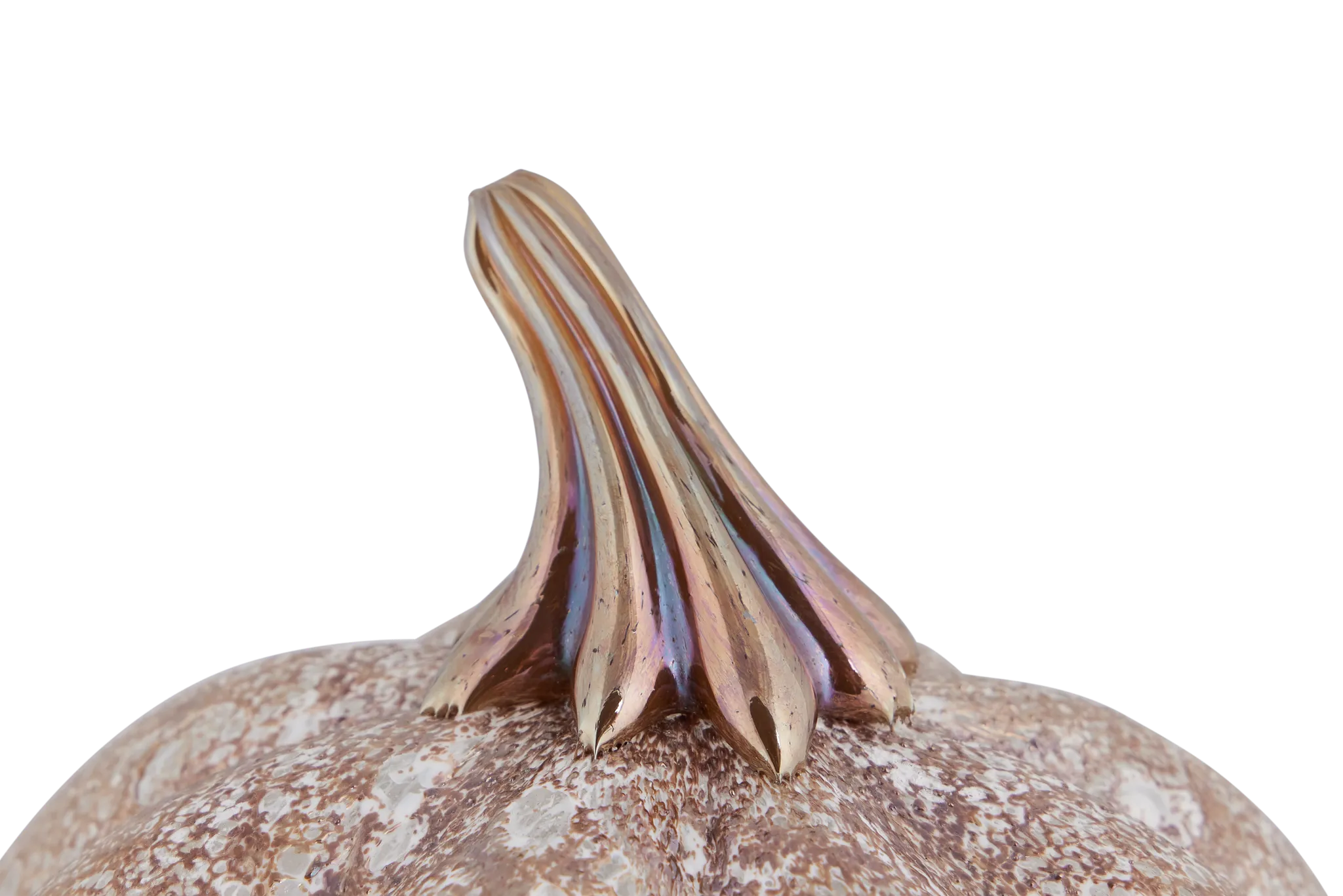 Pumpkin White Medium Vase