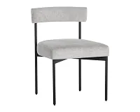 Mabel Light Gray Upholstered Side Chair