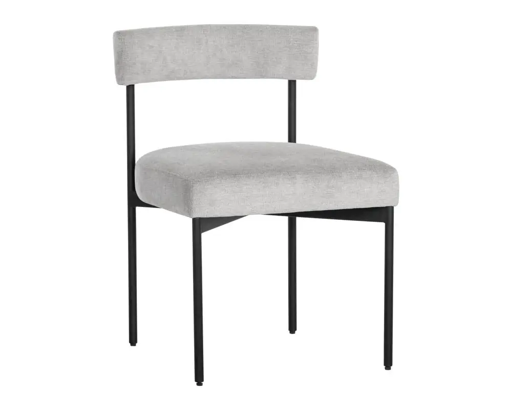 Mabel Light Gray Upholstered Side Chair Mabel Light Gray Upholstered Side Chair