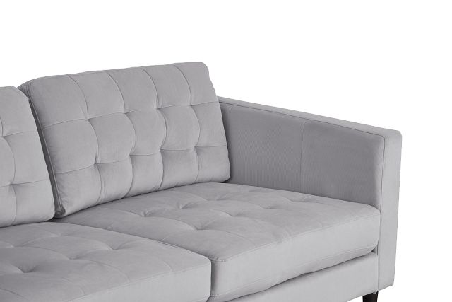 Shae Light Gray Micro Sofa