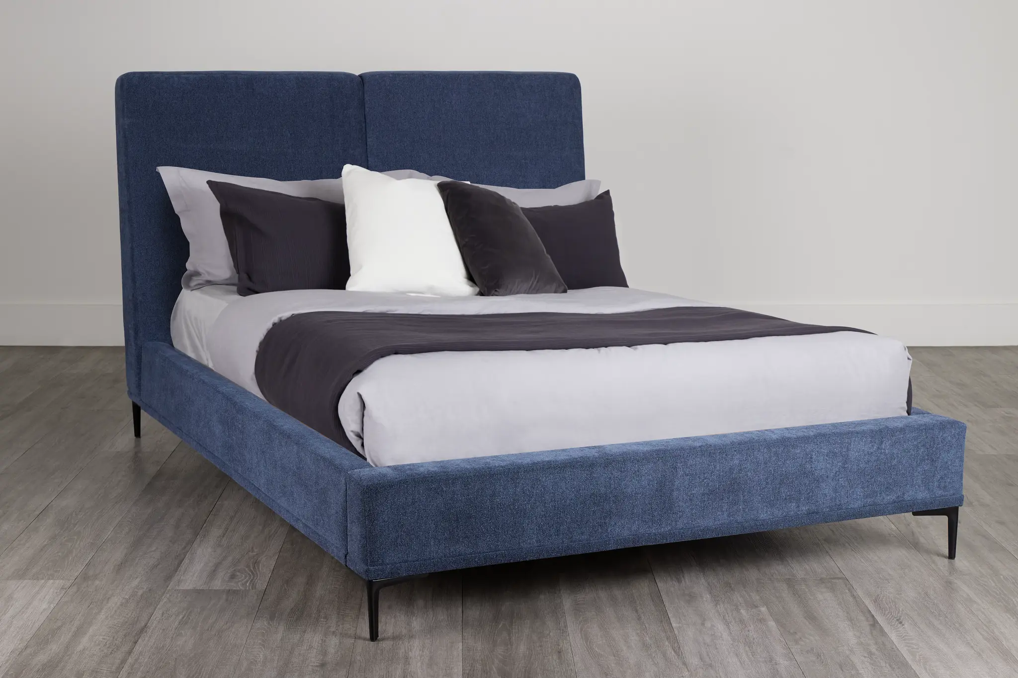 Emit Dark Blue Uph Panel Bed Emit Dark Blue Uph Panel Bed