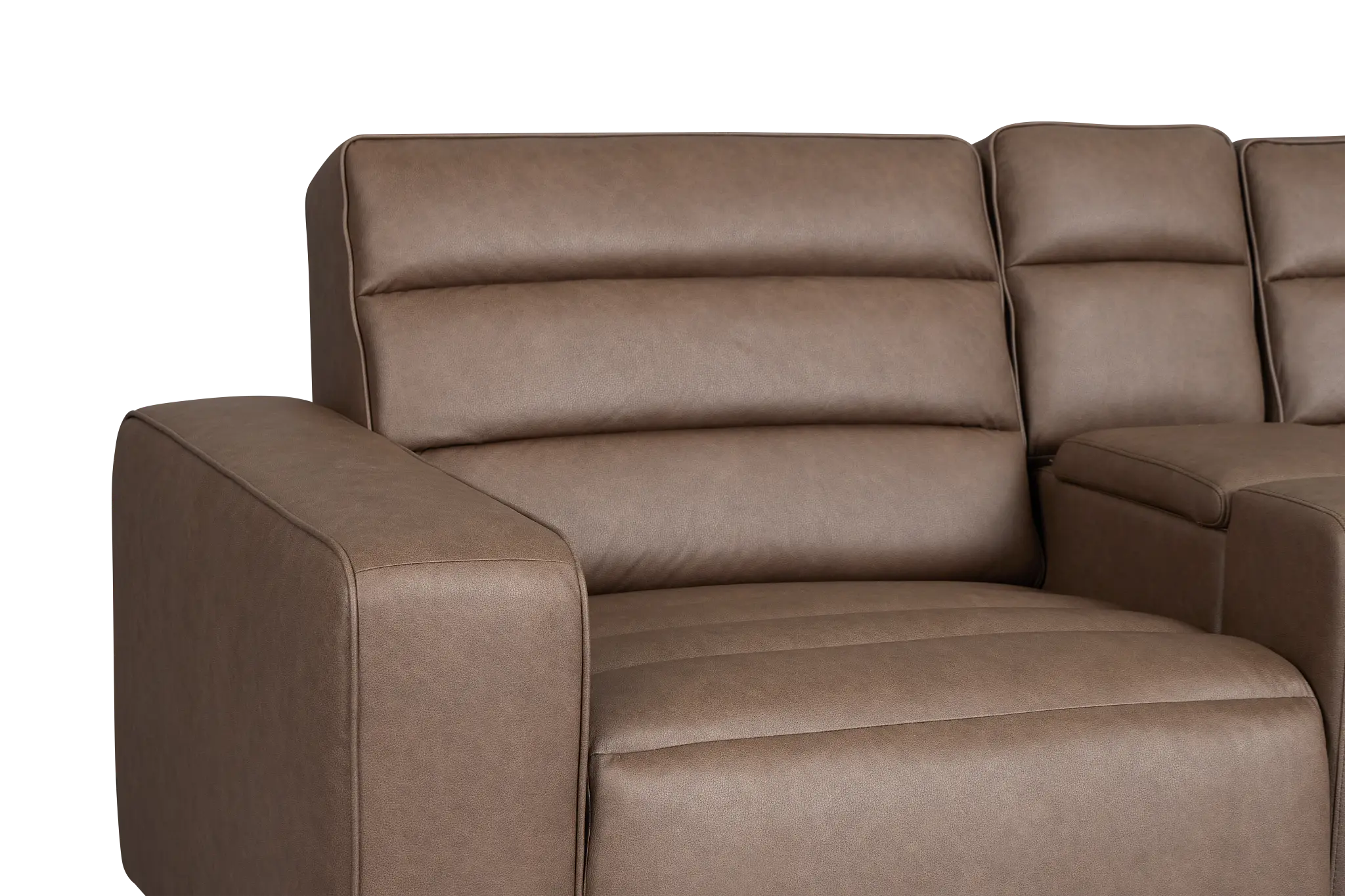 Sawyer Dark Brown Micro Power Reclining Console Loveseat Sawyer Dark Brown Micro Power Reclining Console Loveseat