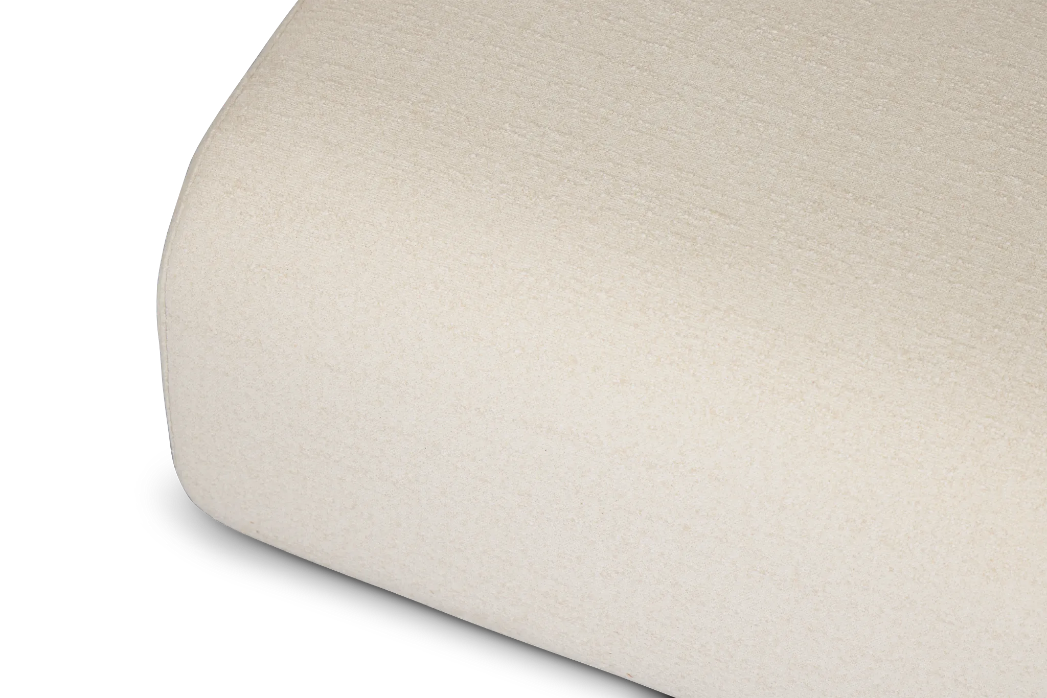Celeste Light Beige Fabric Ottoman
