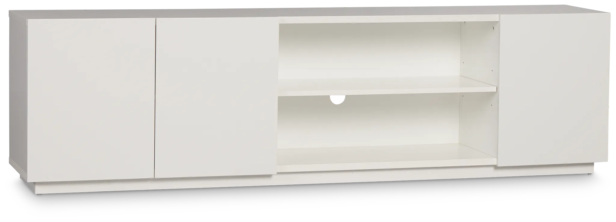 Alessandria White 88" Tv Stand