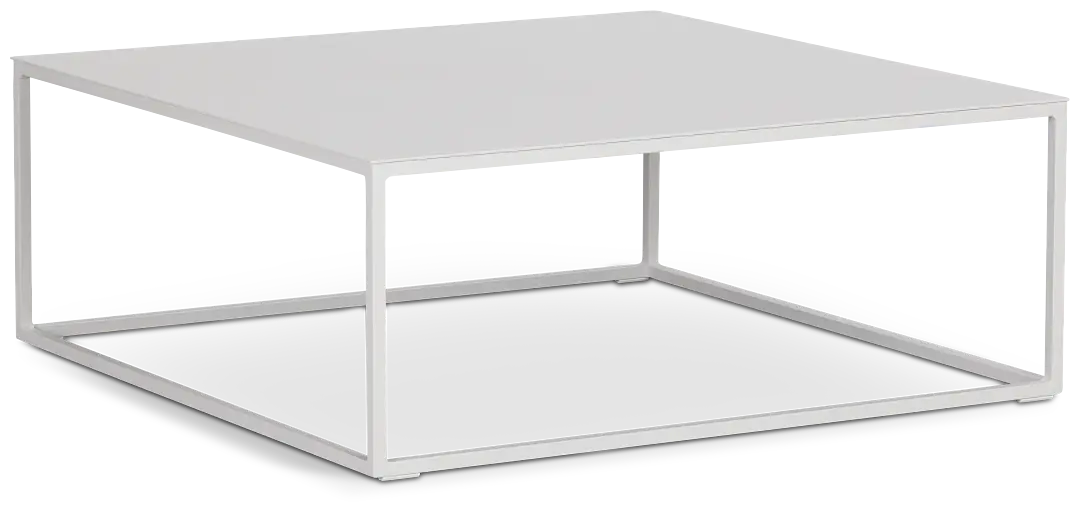 Malaga White Square Coffee Table Malaga White Square Coffee Table