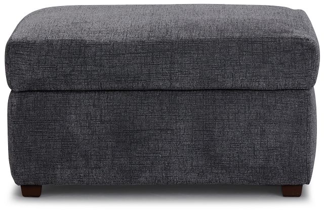 Maxie Dark Gray Micro Ottoman