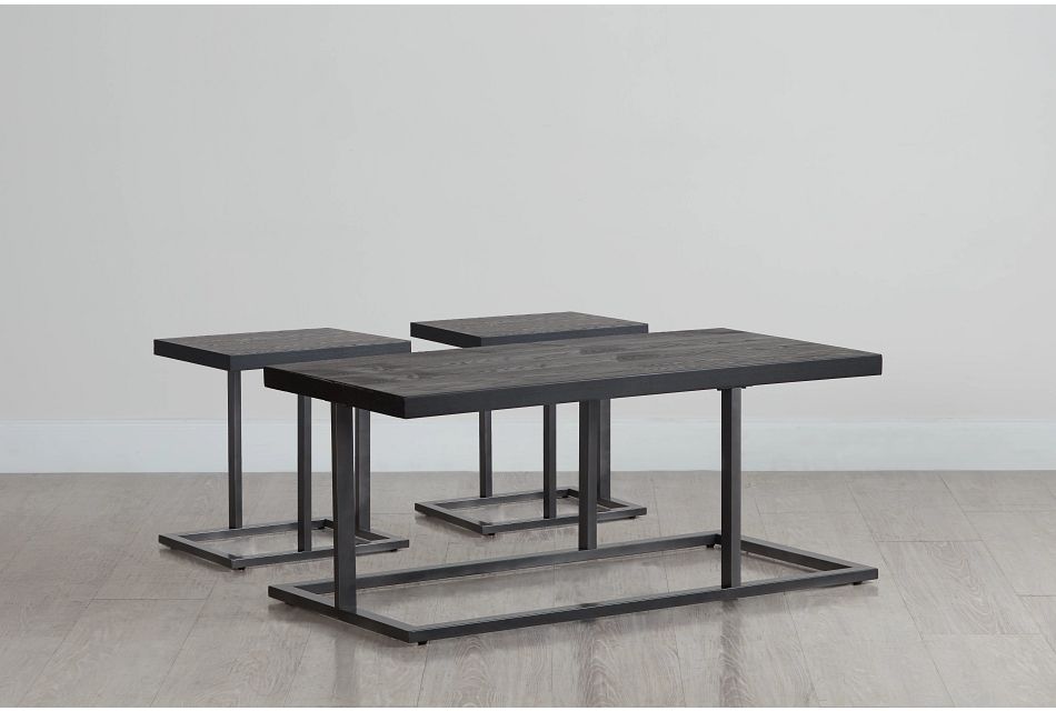 Malcolm Black 3 Pack Tables