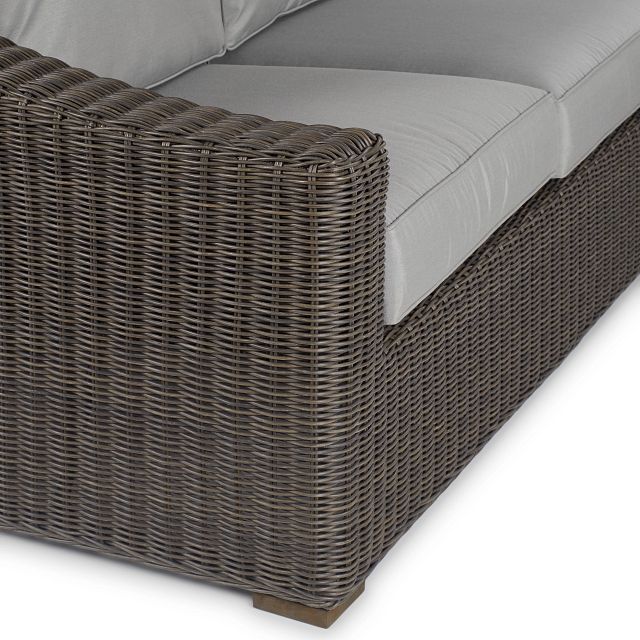 Canyon Gray Small Two-arm Sectional
