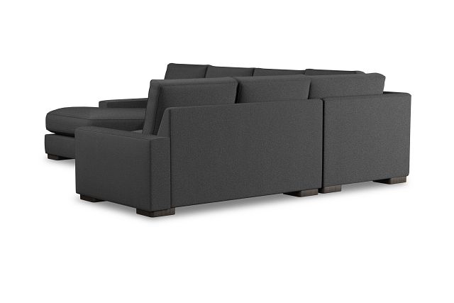 Edgewater Delray Dark Gray Medium Left Chaise Sectional