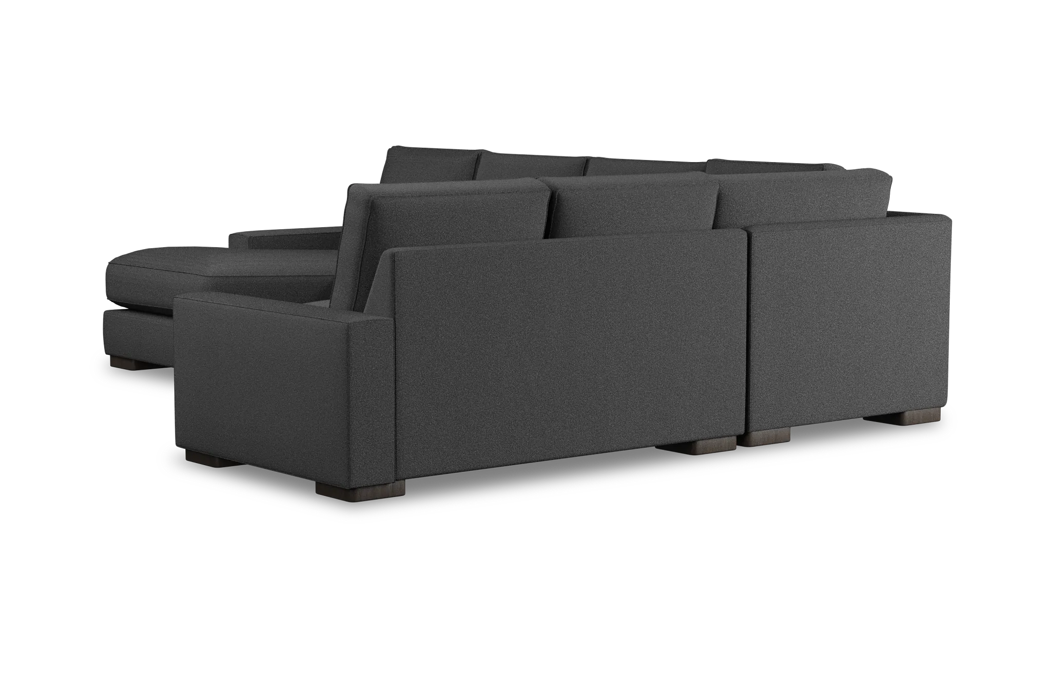 Edgewater Delray Dark Gray Medium Left Chaise Sectional