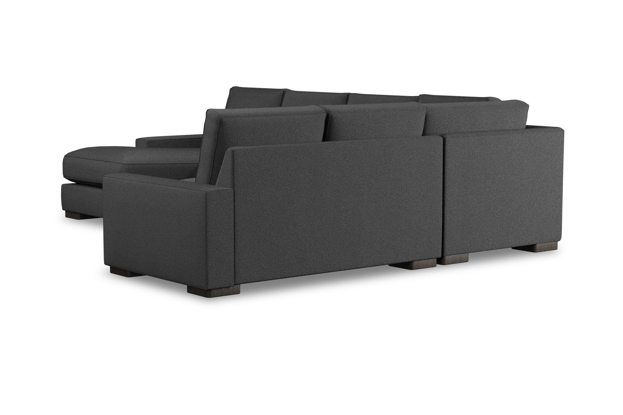 Edgewater Delray Dark Gray Medium Left Chaise Sectional Edgewater Delray Dark Gray Medium Left Chaise Sectional