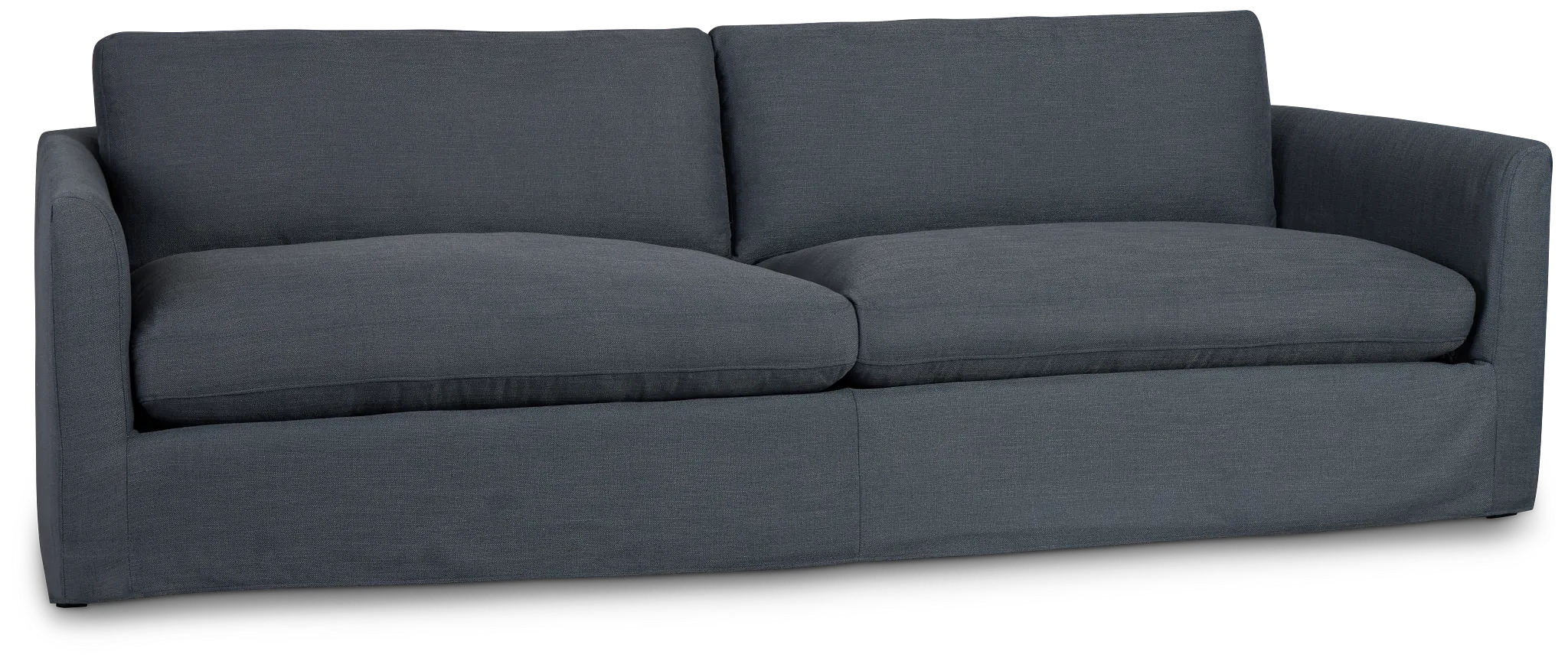 Willow 102" Navy Fabric Sofa