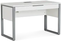 Clark White Dropdwn Dr Desk