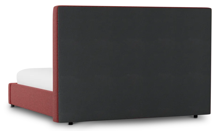 Grayton Elite Red 54" Upholstered Platform Bed