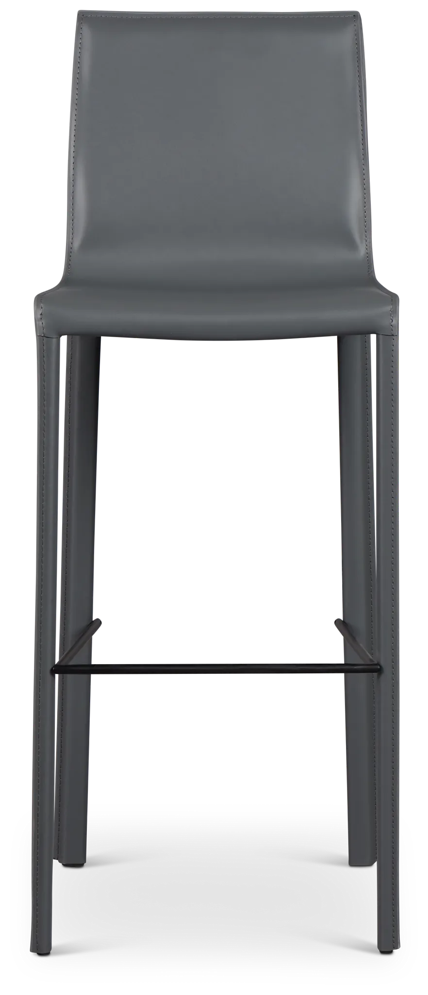 Lugo Gray 30" Upholstered Barstool