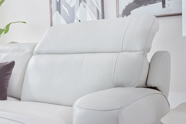 Reign Gray Lthr/vinyl Power Reclining Sofa