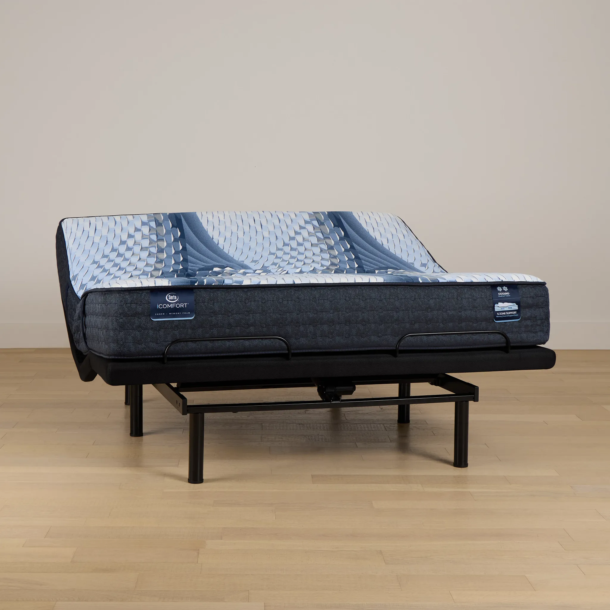 Serta Icomfort Iona Medium Elite Adjustable Mattress Set