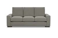 Edgewater Maguire Pewter 84" Sofa W/ 3 Cushions