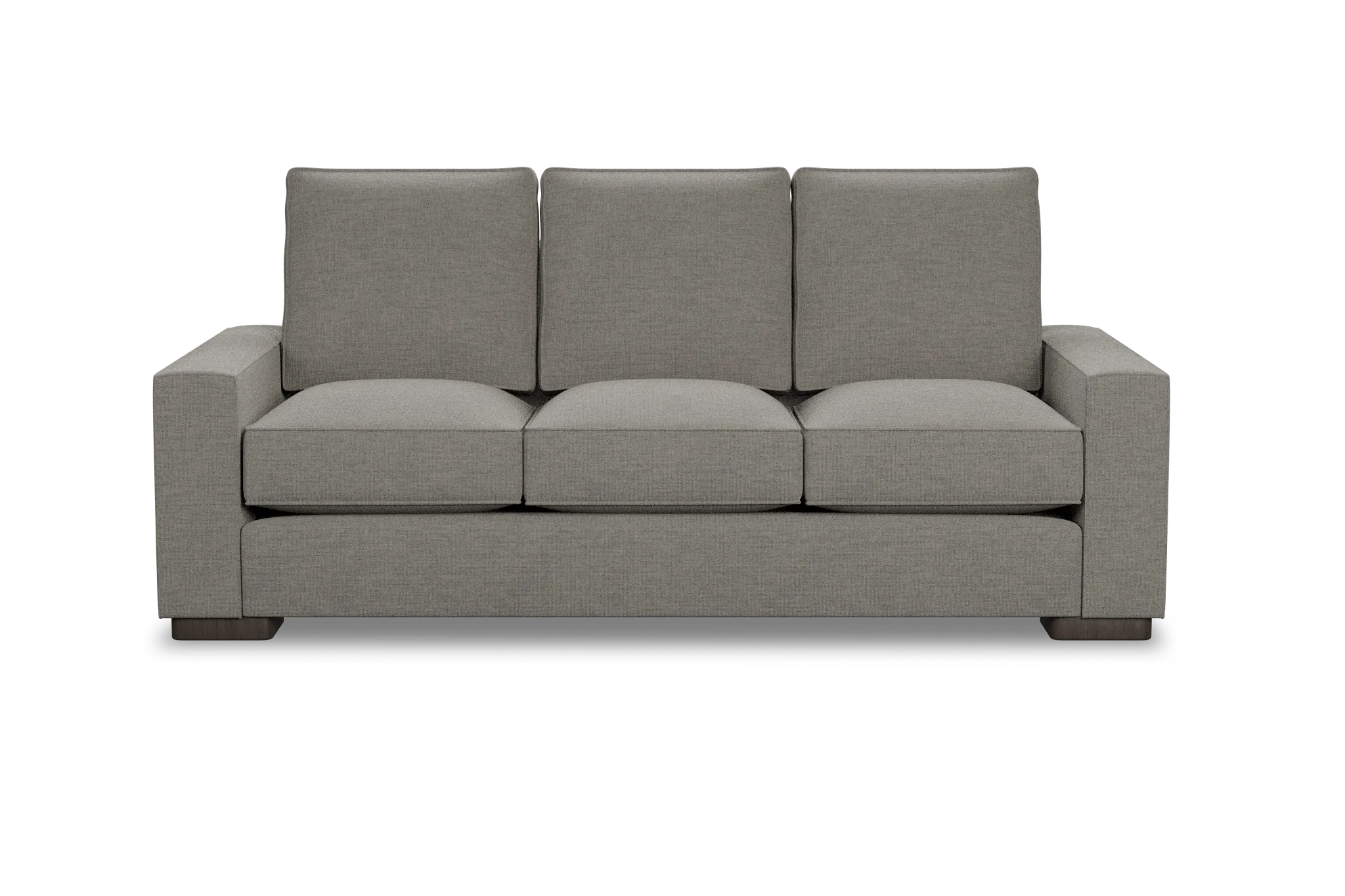 Edgewater Maguire Pewter 84" Sofa W/ 3 Cushions