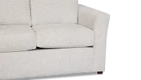 Miller Light Gray Fabric Loveseat