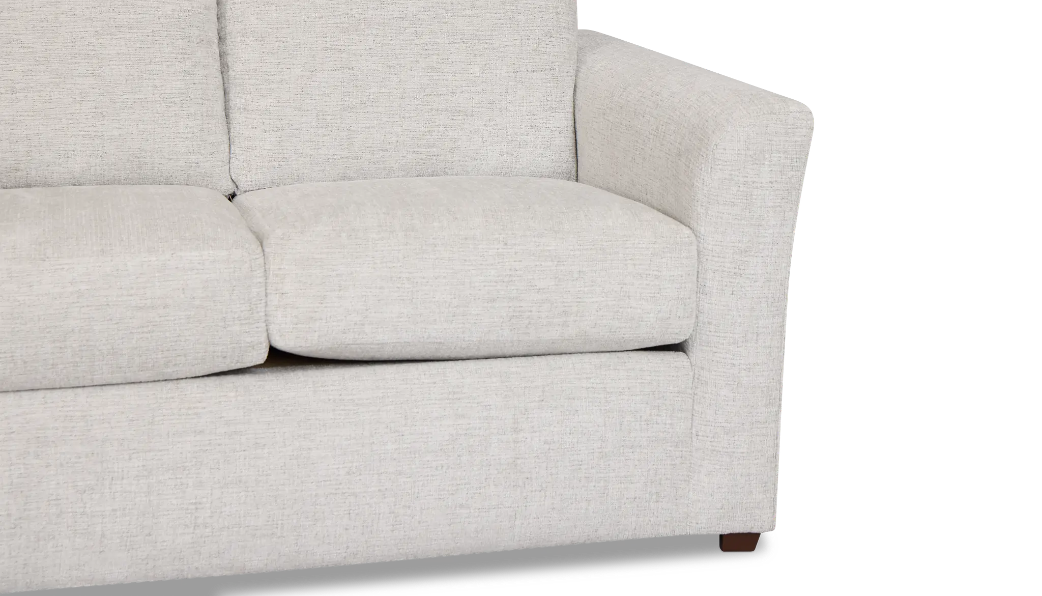 Miller Light Gray Fabric Loveseat Miller Light Gray Fabric Loveseat