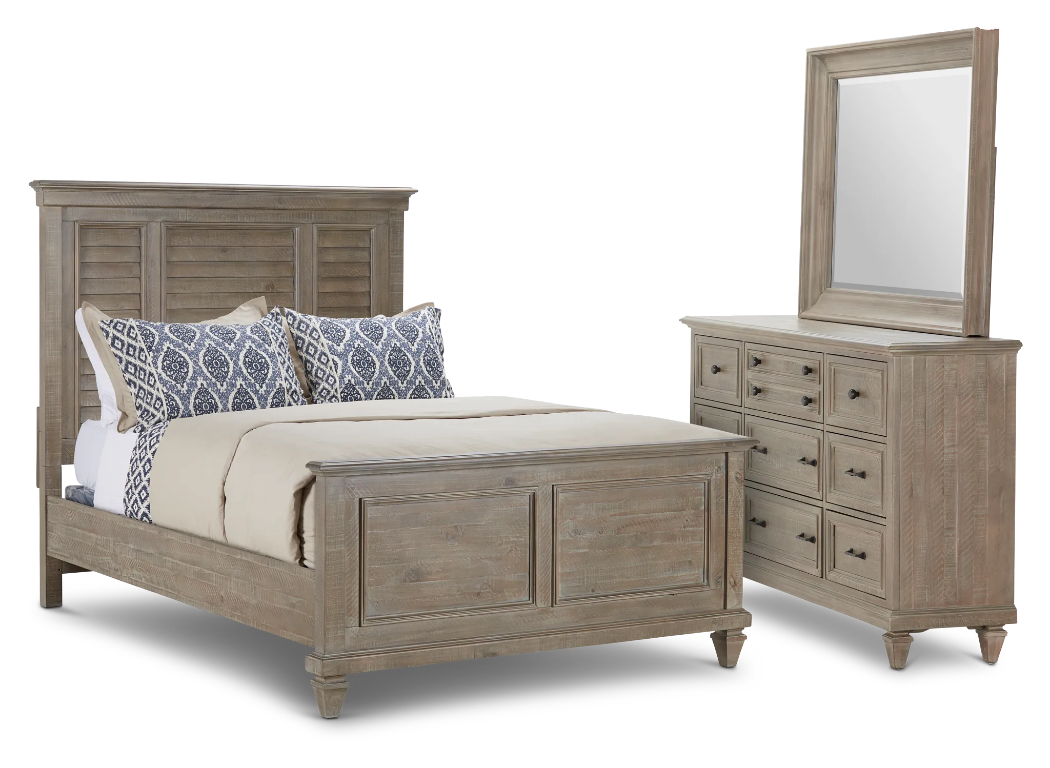 Sonoma Light Tone Panel Bedroom