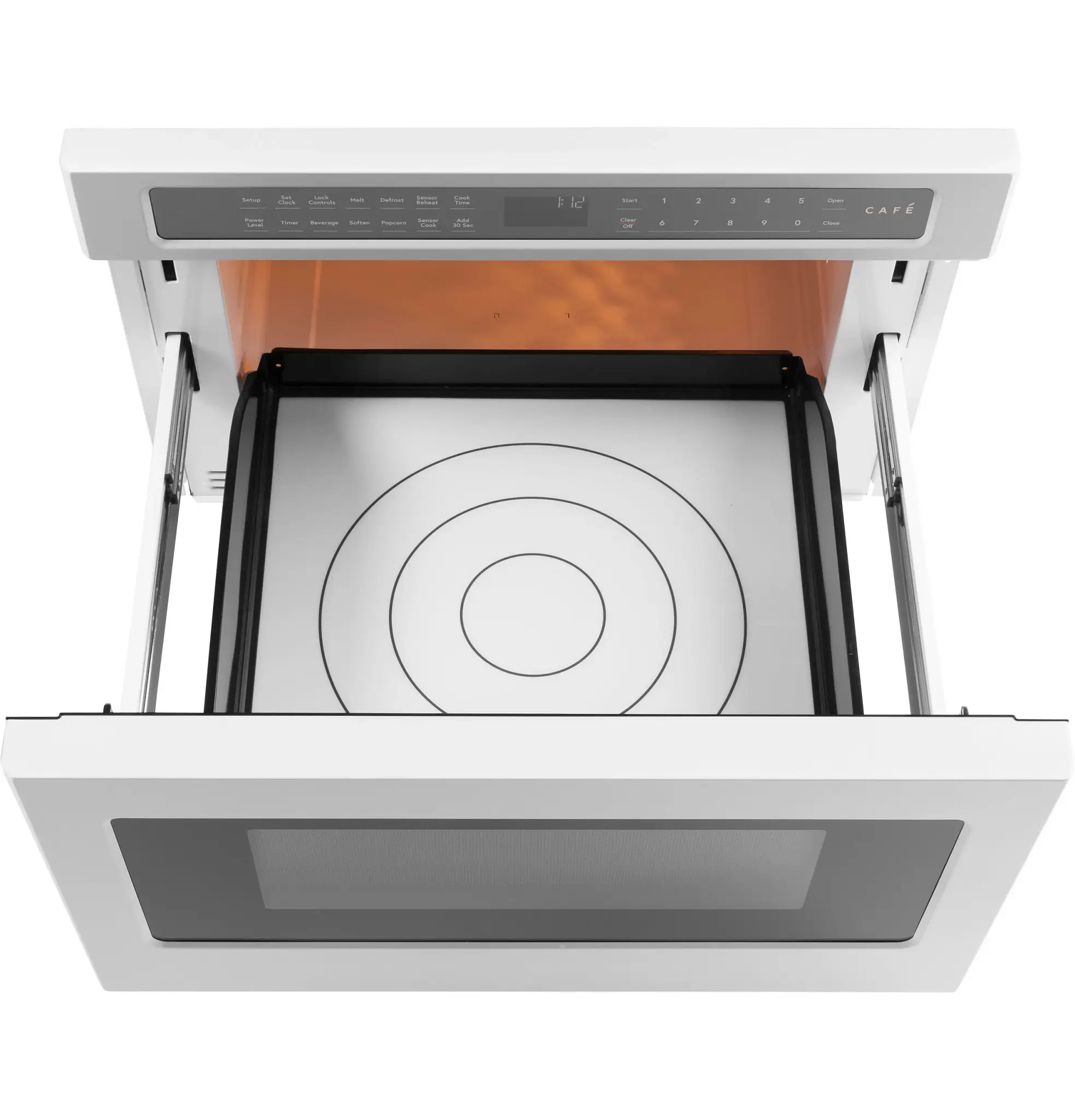 Cafe 112 Series White Built-in Microwave Cafe 112 Series White Built-in Microwave