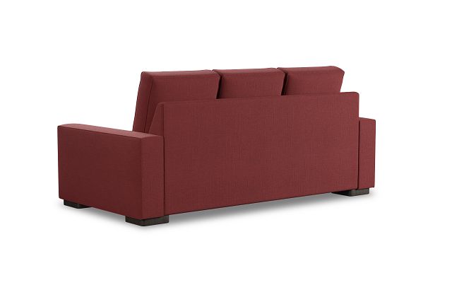 Edgewater Haven Red 84" Sofa W/ 3 Cushions (3)