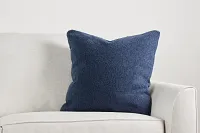 Henley Blue 22" Accent Pillow
