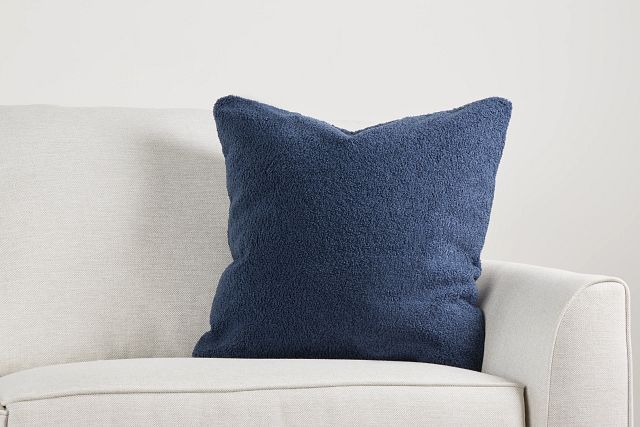 Henley Blue 22" Accent Pillow