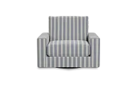 Edgewater Sea Lane Dark Blue Swivel Chair