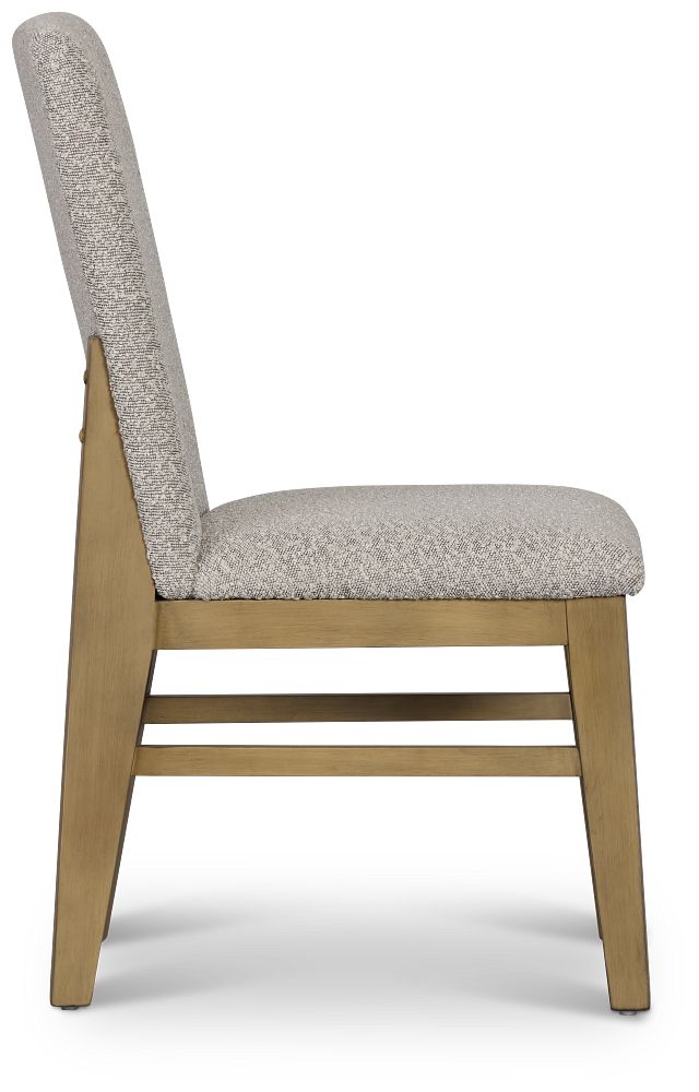 Modesto Light Tone Upholstered Side Chair