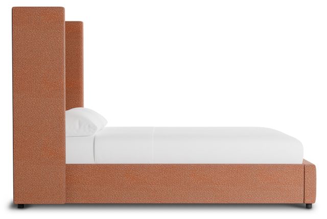 Captiva Sutton Orange 60" Upholstered Shelter Bed