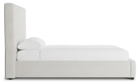 Grayton Gellar Beige 54" Upholstered Platform Bed