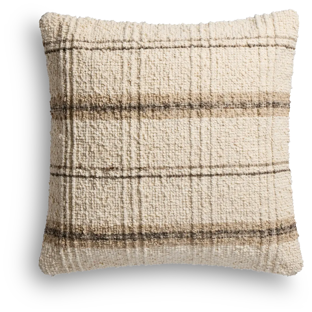 Bellami Ivory 22" Square Accent Pillow Bellami Ivory 22" Square Accent Pillow