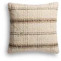 Bellami Ivory 22" Square Accent Pillow