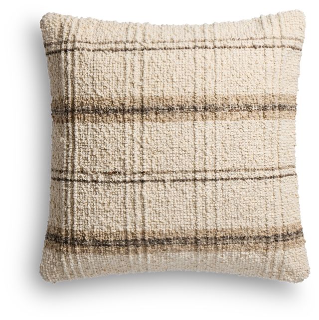 Bellami Ivory 22" Square Accent Pillow