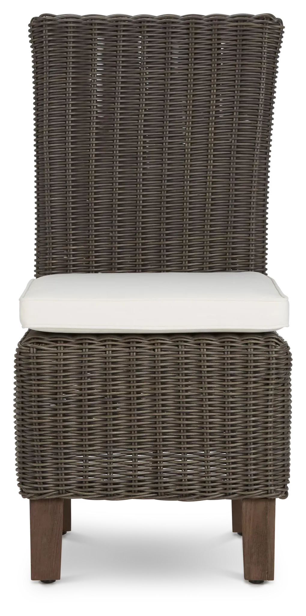 Canyon Gray White Woven Side Chair