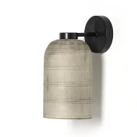 Bleaker Silver Electrical Sconce