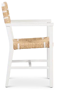 Nantucket Light Tone Woven Arm Chair