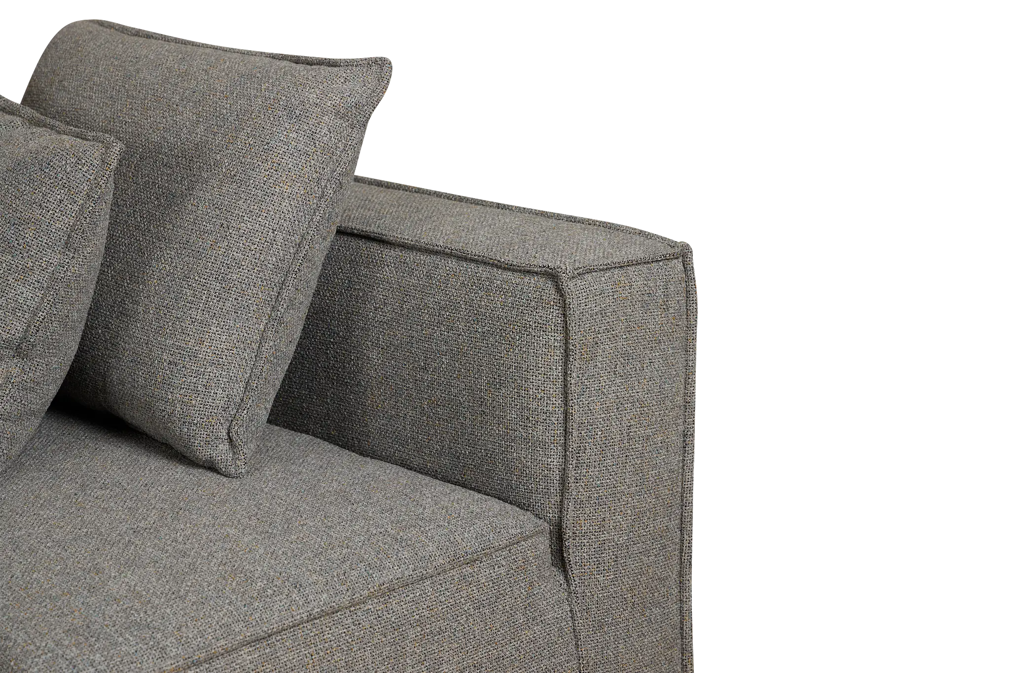 Tatum Gray Fabric 6-piece Pit Sectional Tatum Gray Fabric 6-piece Pit Sectional