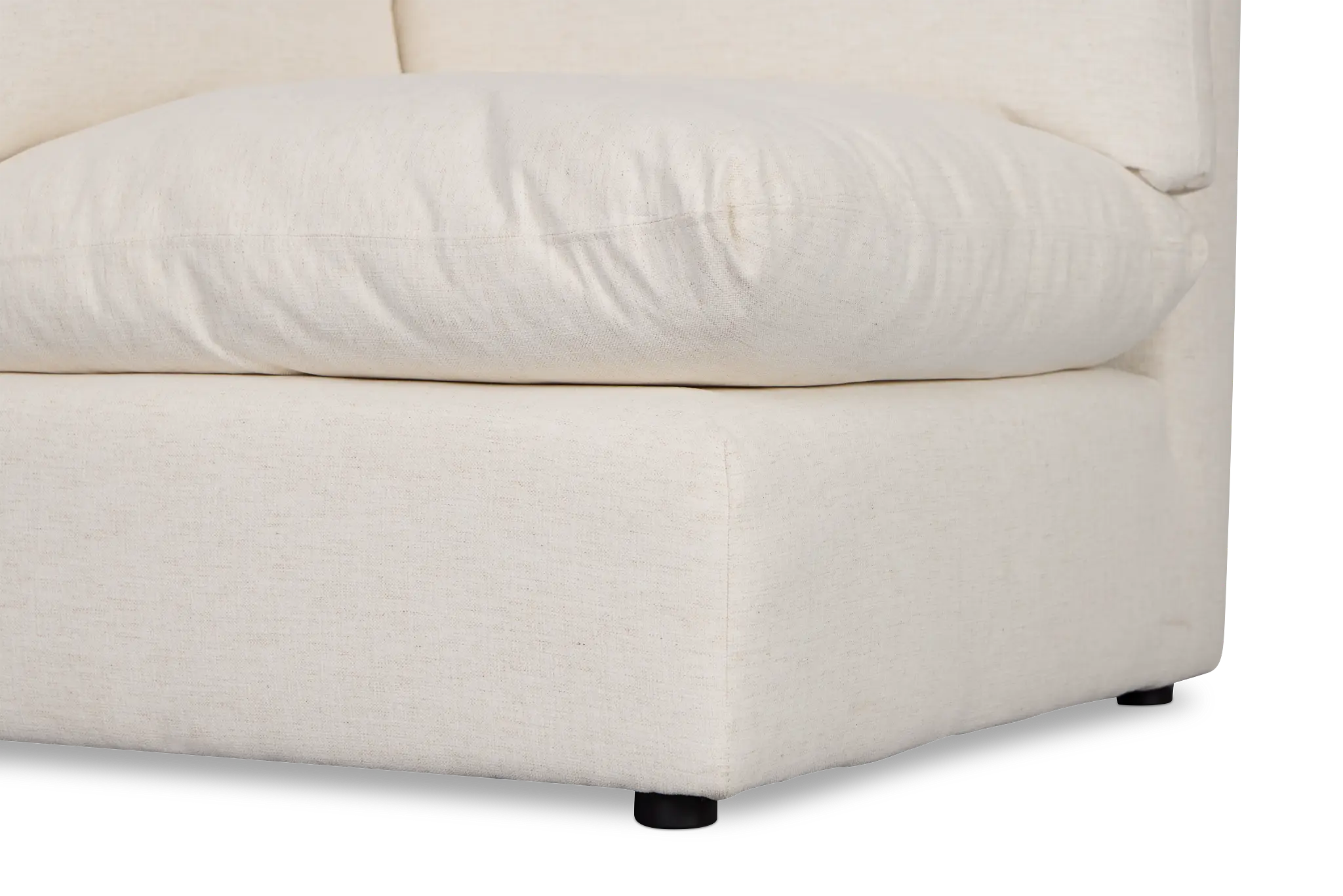 Serena White Fabric Corner Chair Serena White Fabric Corner Chair